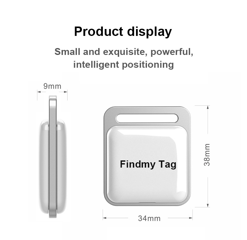 Bluetooth Global Tracker,JW1700,38*34*9mm,White/Black