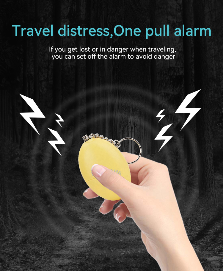 Personal Alarm,JW1408, 22*72*42mm,Black/Pink/Yelllow/Blue