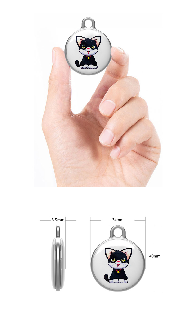 Bluetooth Global Tracker,JW1702,40x34x8.5mm,White