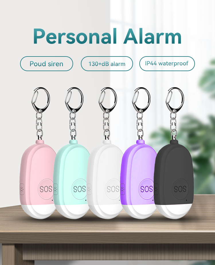Personal Alarm,JW1504,73*41*21mm,Black/White/Blue/Pink