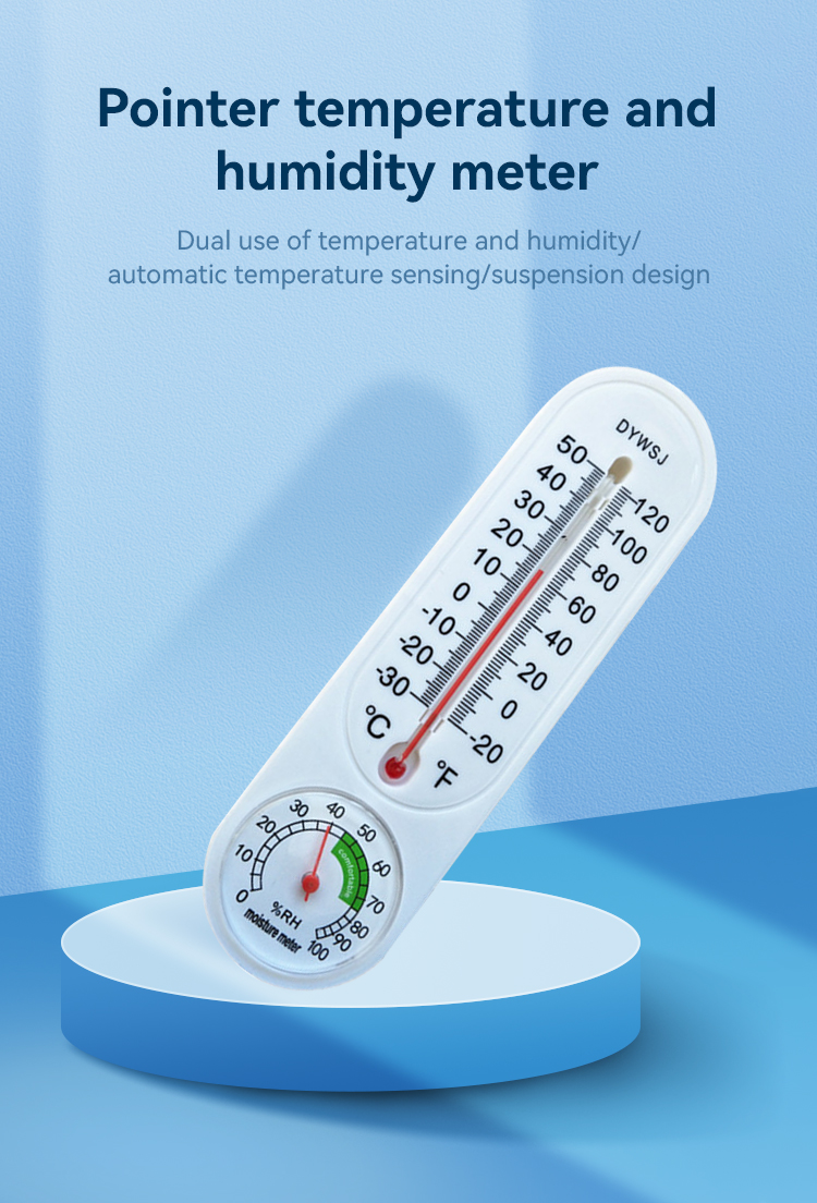 Pointer temperature and humidity meter,JW1902,59*33*26cm,White