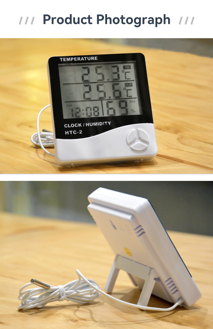 Indoor and outdoor temperature and humidity meter,JW1904,62*33*59cm,White