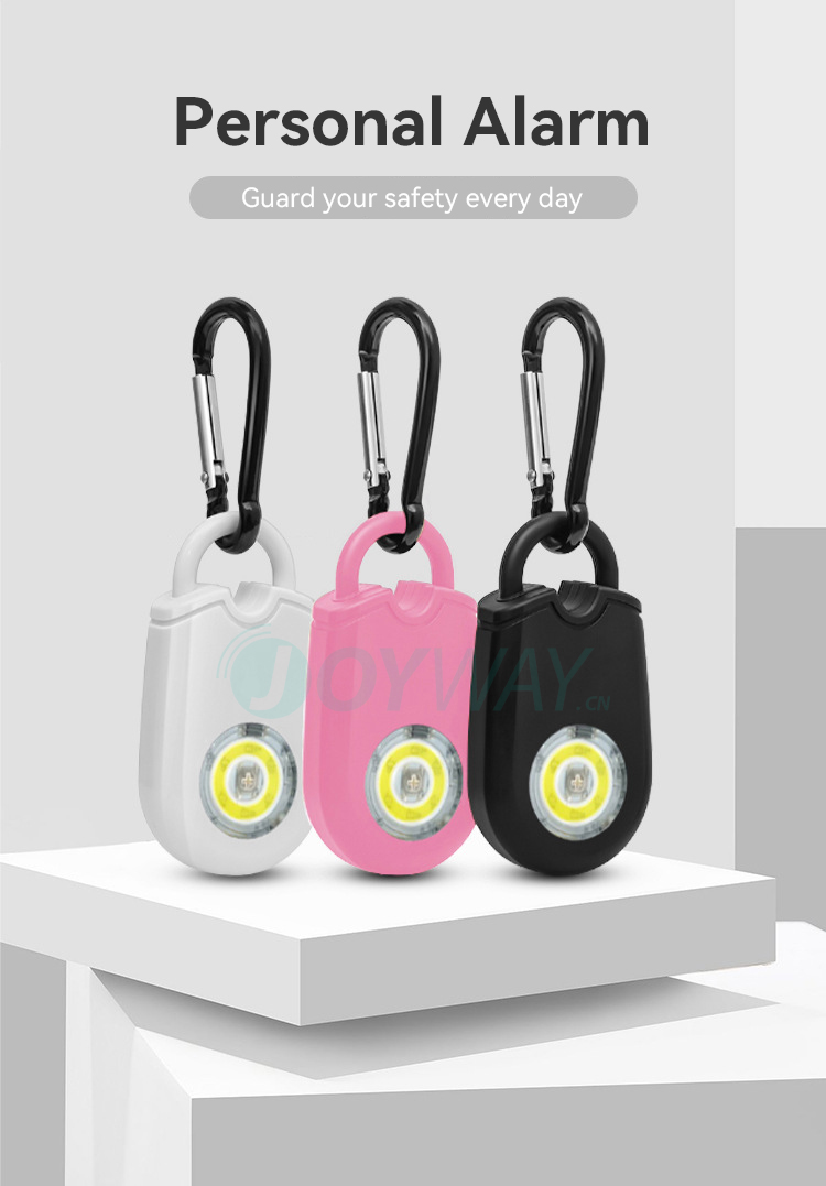 Personal Alarm,JW1510,71.5*38*14.5mm,Black/White/Blue/Pink/Yellow/Coral red 